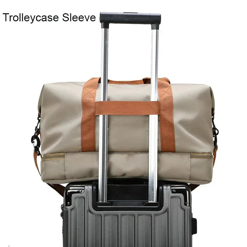 Niki | FITVOY DUFFEL – Lightweight Gym &amp; Travel Bag with Shoe Compartment and Wet-Dry Separation