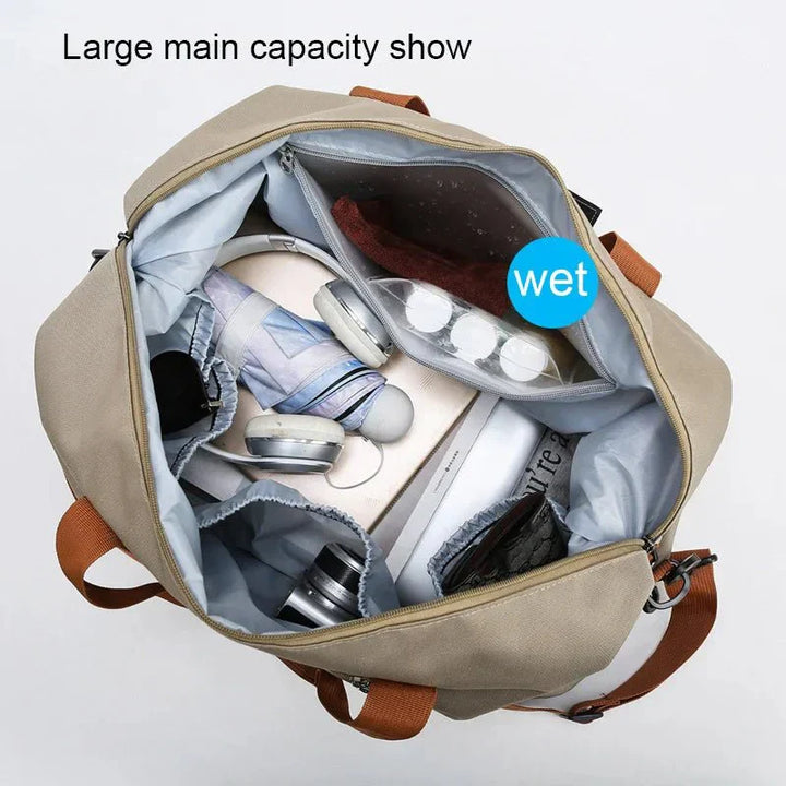 Niki | FITVOY DUFFEL – Lightweight Gym &amp; Travel Bag with Shoe Compartment and Wet-Dry Separation