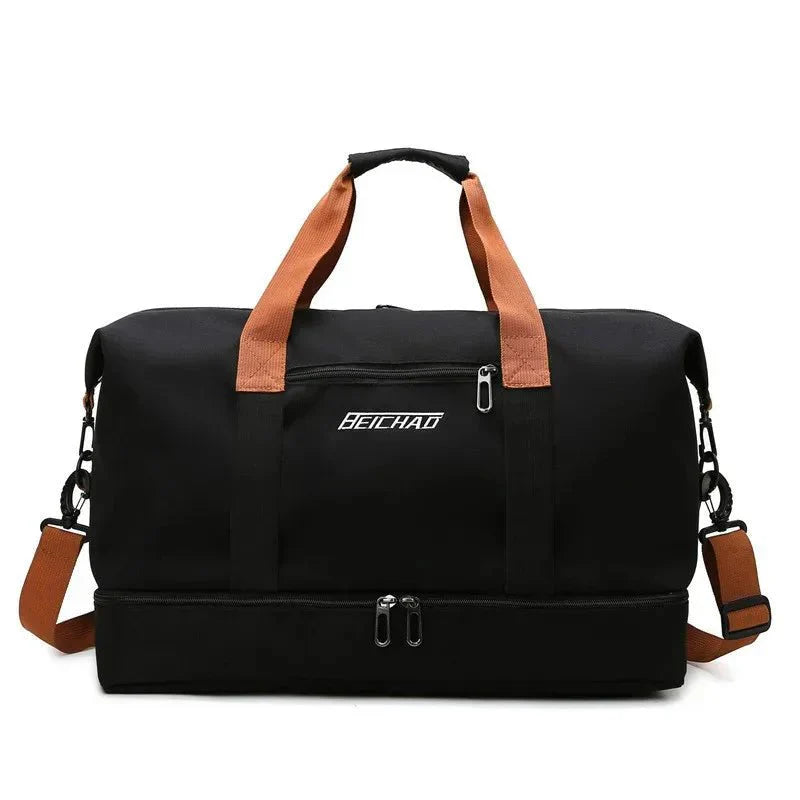 Niki | FITVOY DUFFEL – Lightweight Gym &amp; Travel Bag with Shoe Compartment and Wet-Dry Separation