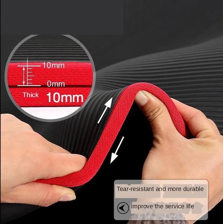Niki | FlexiMat Yoga Mat | Extra Thick 10 mm Non-Slip | 183×61 cm