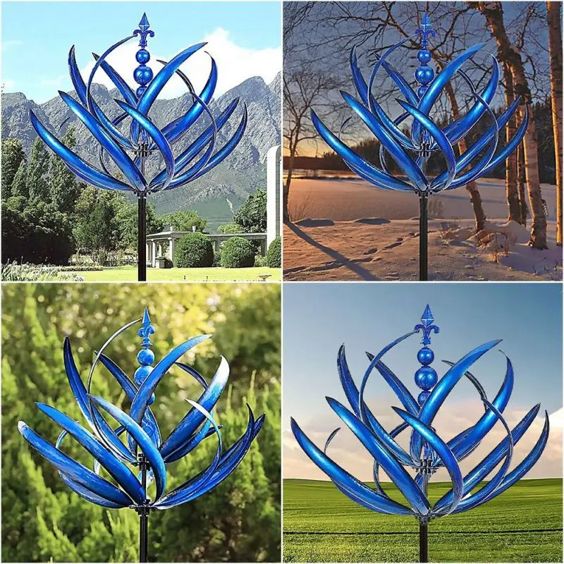 Niki | Garden Kinetic Sculpture Swirl Yard Art Spinner