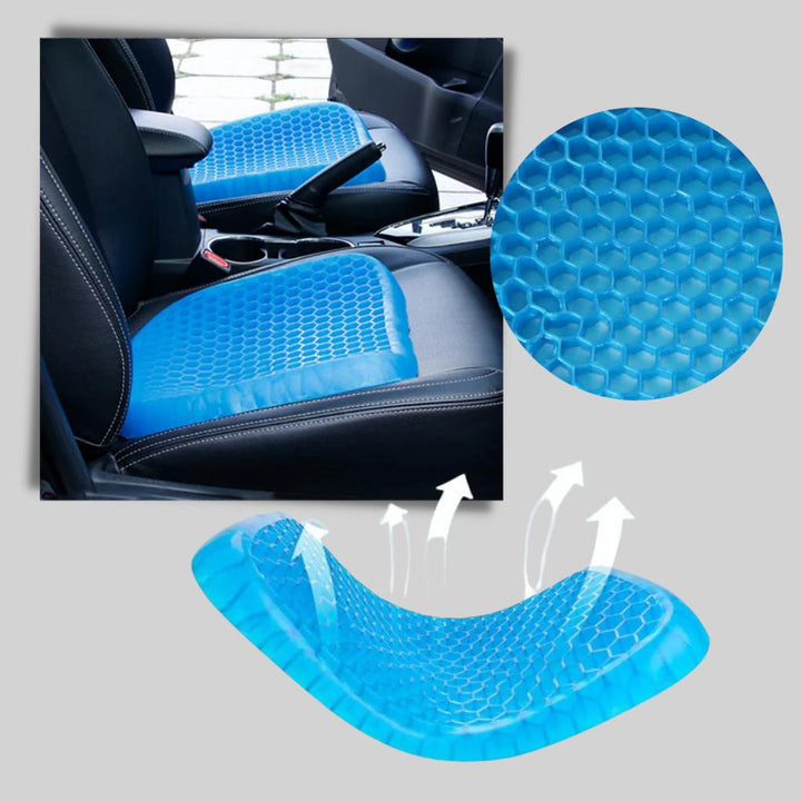 Niki | Gel Seat Cushion - Honeycomb Design for Comfort