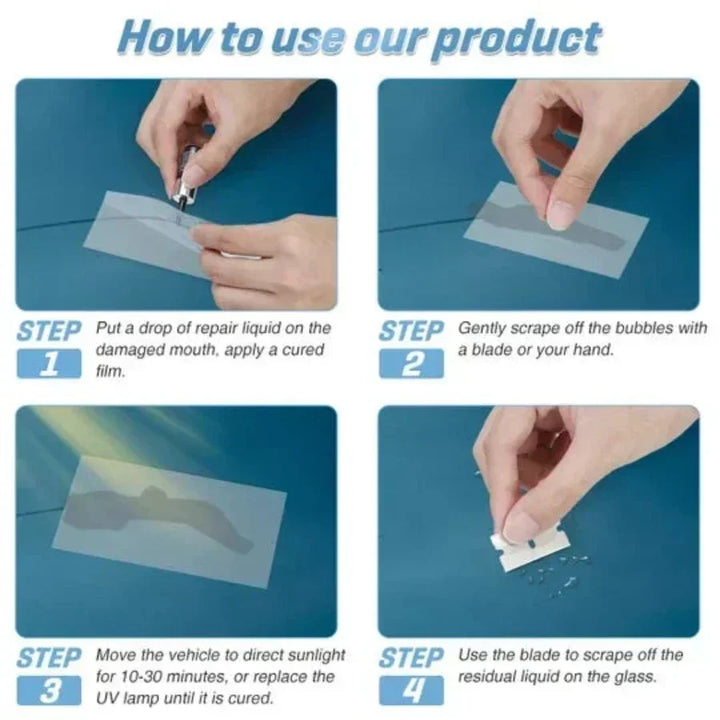 Niki | Glass Repair: Cracks Gone Glass Repair Kit