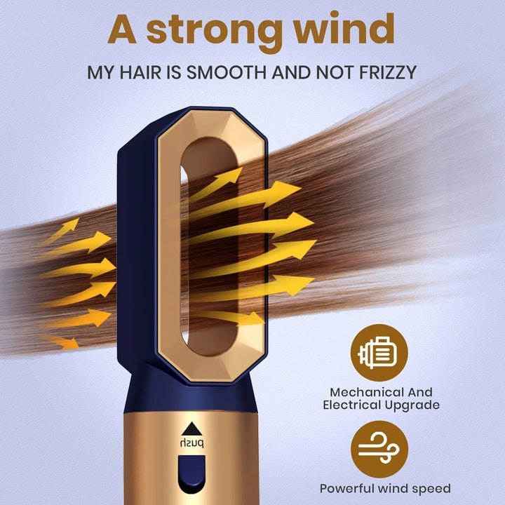 Niki | Glossify 5-in-1 Hair Styler | 1000W Hot Air Brush with Ionic Technology