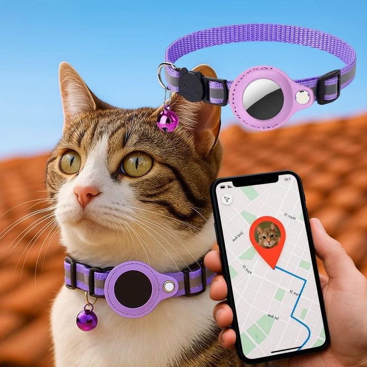 Niki | GPS Collar for Cats with Reflective Design