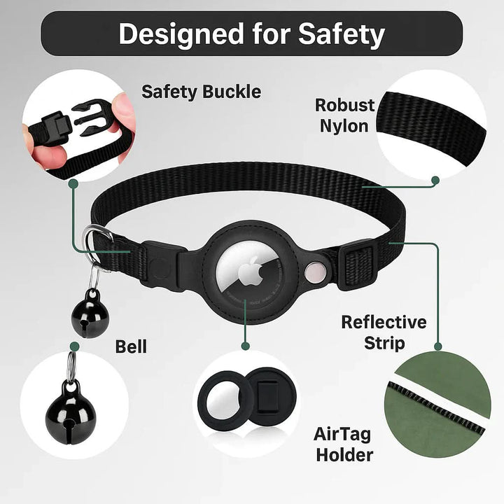 Niki | GPS Collar for Cats with Reflective Design