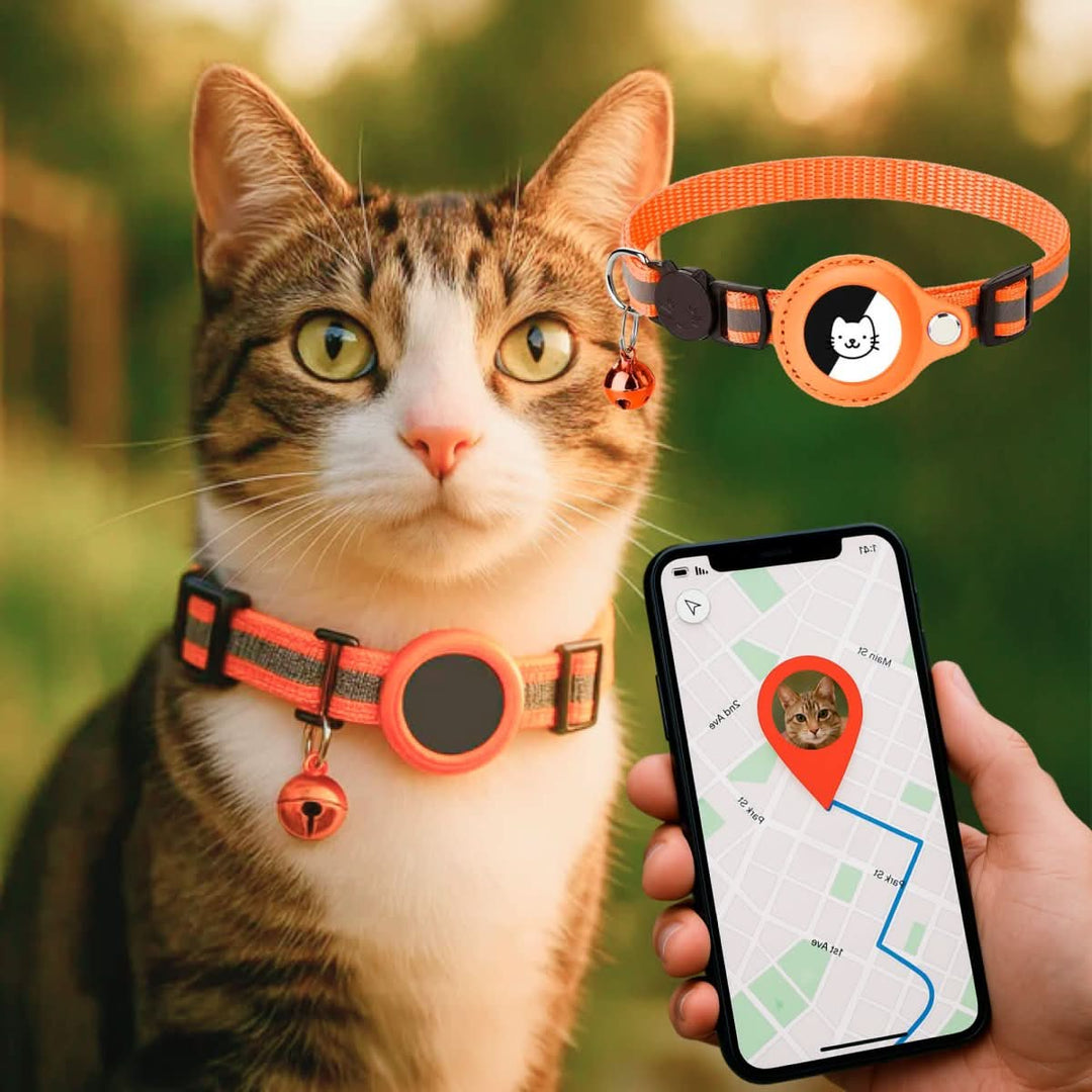 Niki | GPS Collar for Cats with Reflective Design