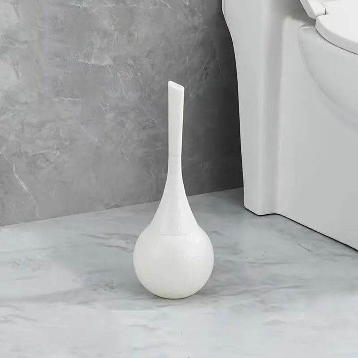 Niki | Hammered Toilet Brush Holder Set