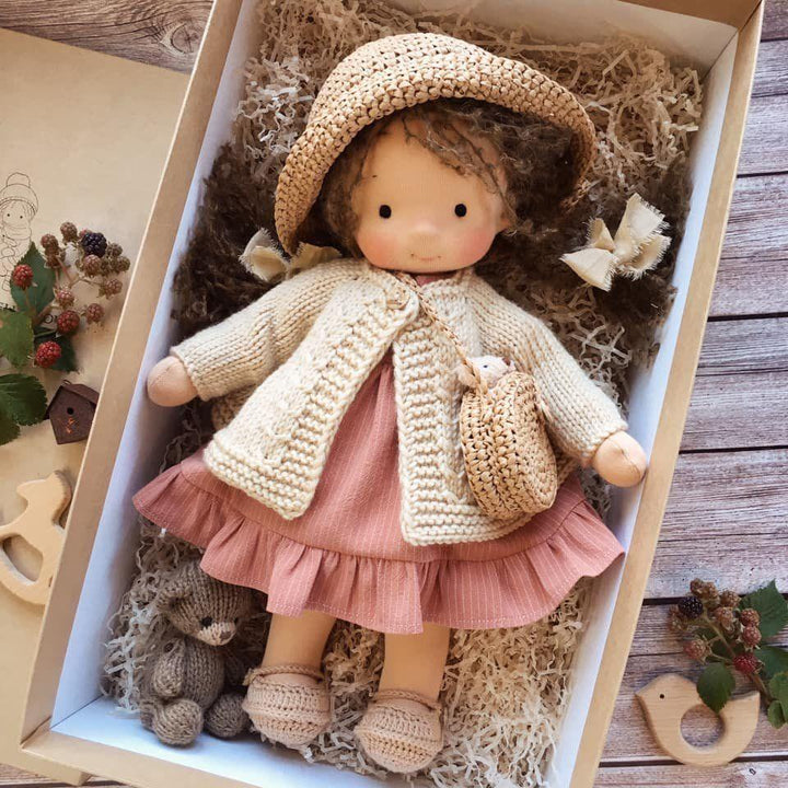 Niki | Handmade Waldorf Cuddle Doll – Poppi
