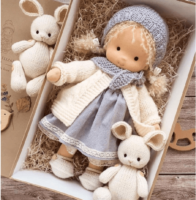 Niki | Handmade Waldorf Cuddle Doll – Poppi