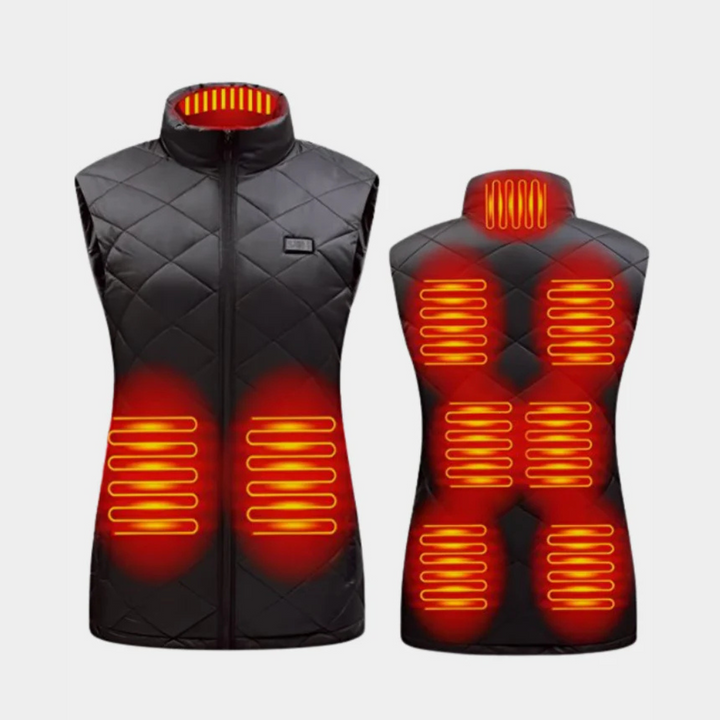 Niki | Heated vest for women with dual control and 9 heating zones – comfort and warmth for every season