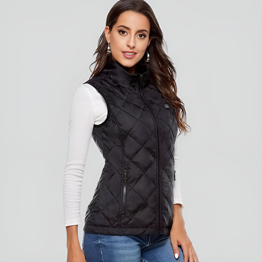 Niki | Heated vest for women with dual control and 9 heating zones – comfort and warmth for every season