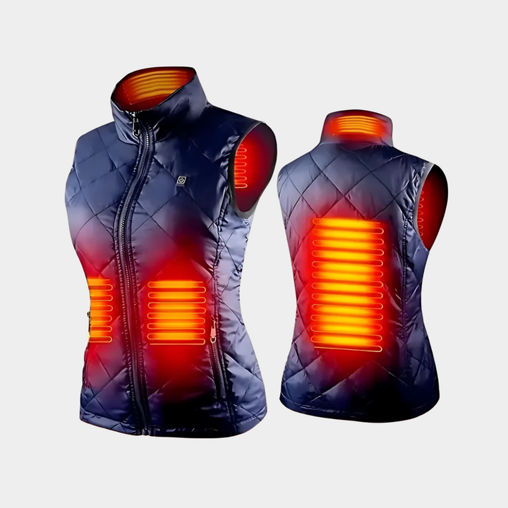 Niki | Heated vest for women with dual control and 9 heating zones – comfort and warmth for every season