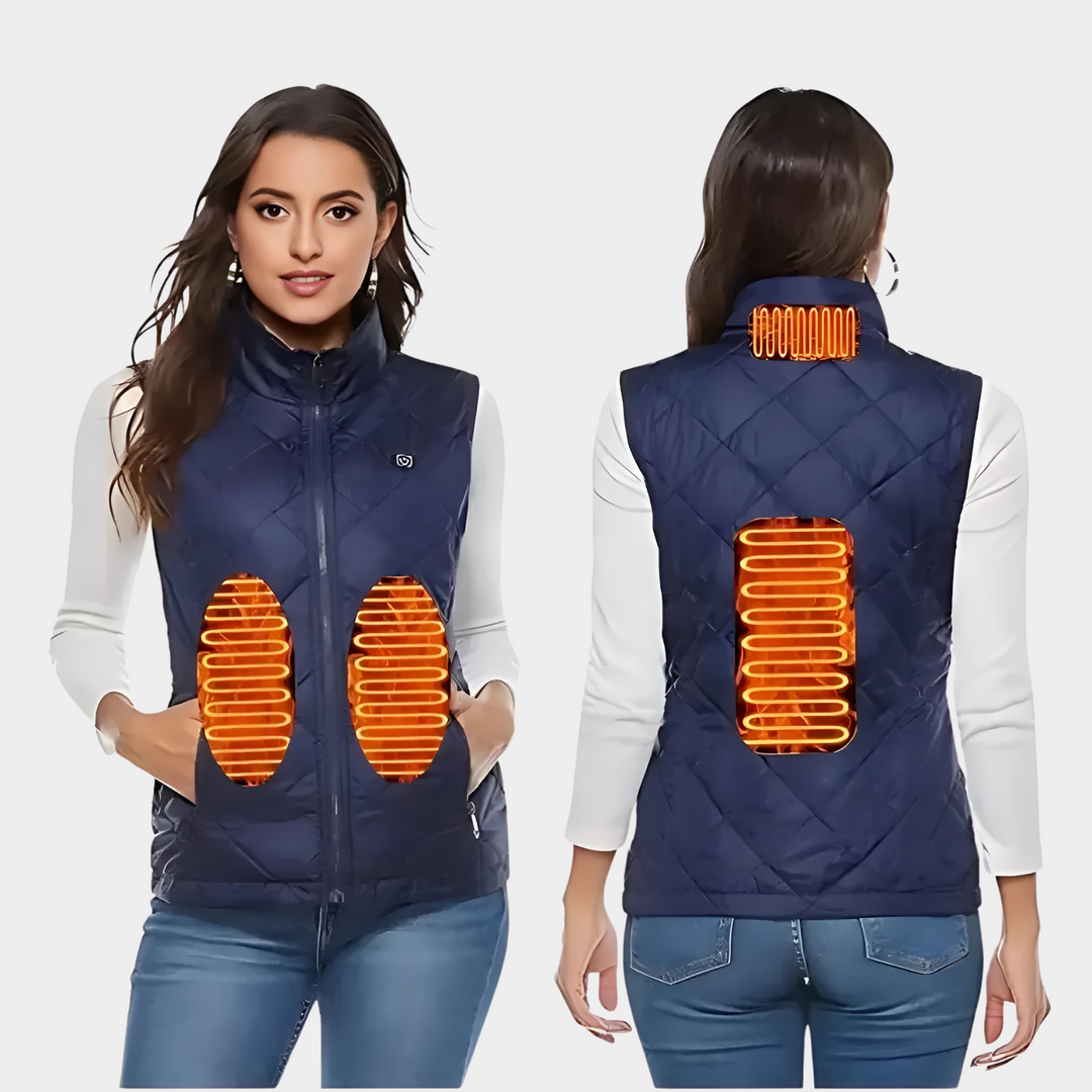 Niki | Heated vest for women with dual control and 9 heating zones – comfort and warmth for every season