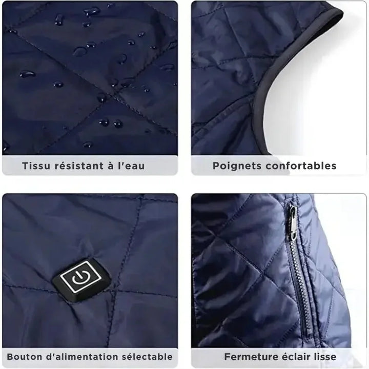 Niki | Heated vest for women with dual control and 9 heating zones – comfort and warmth for every season