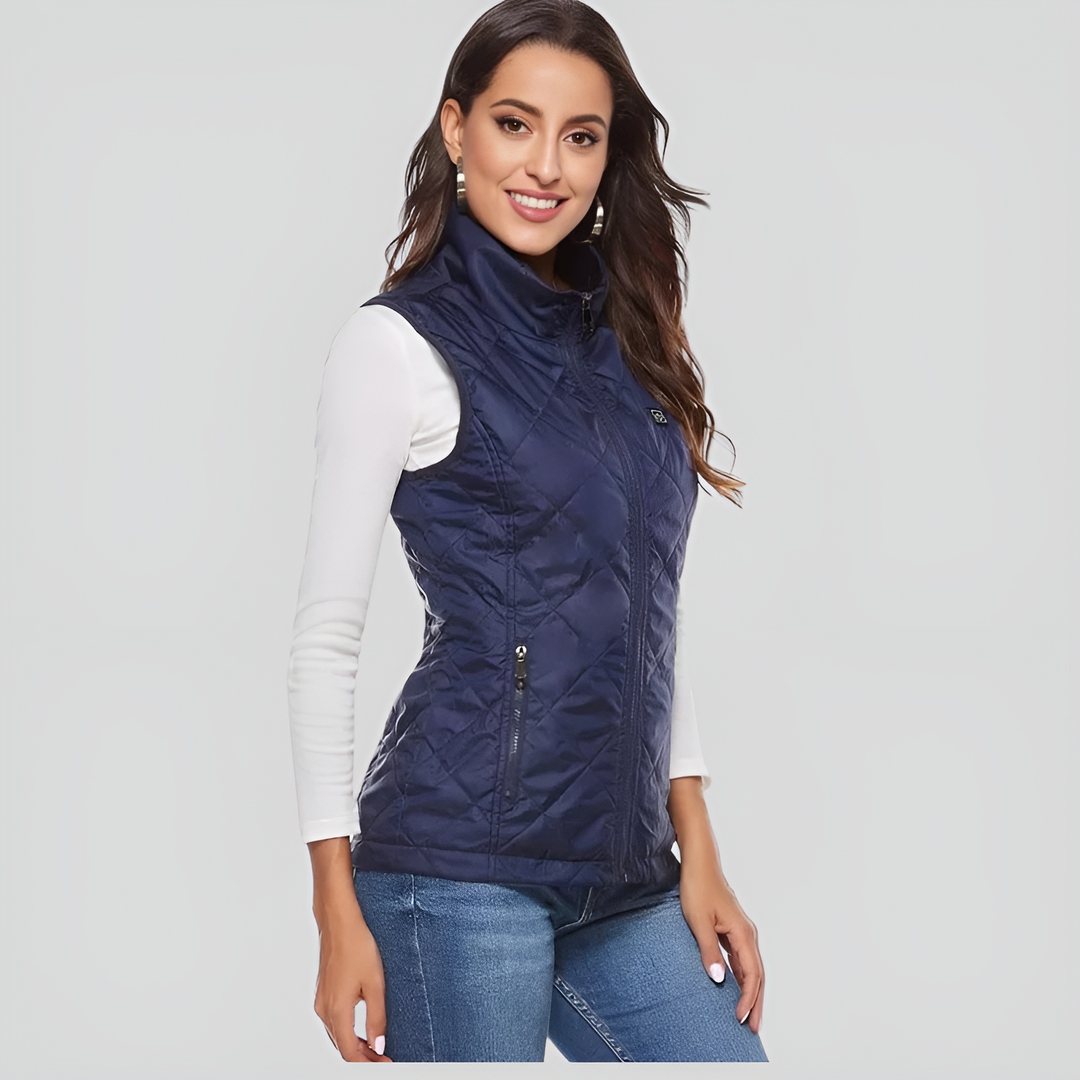 Niki | Heated vest for women with dual control and 9 heating zones – comfort and warmth for every season