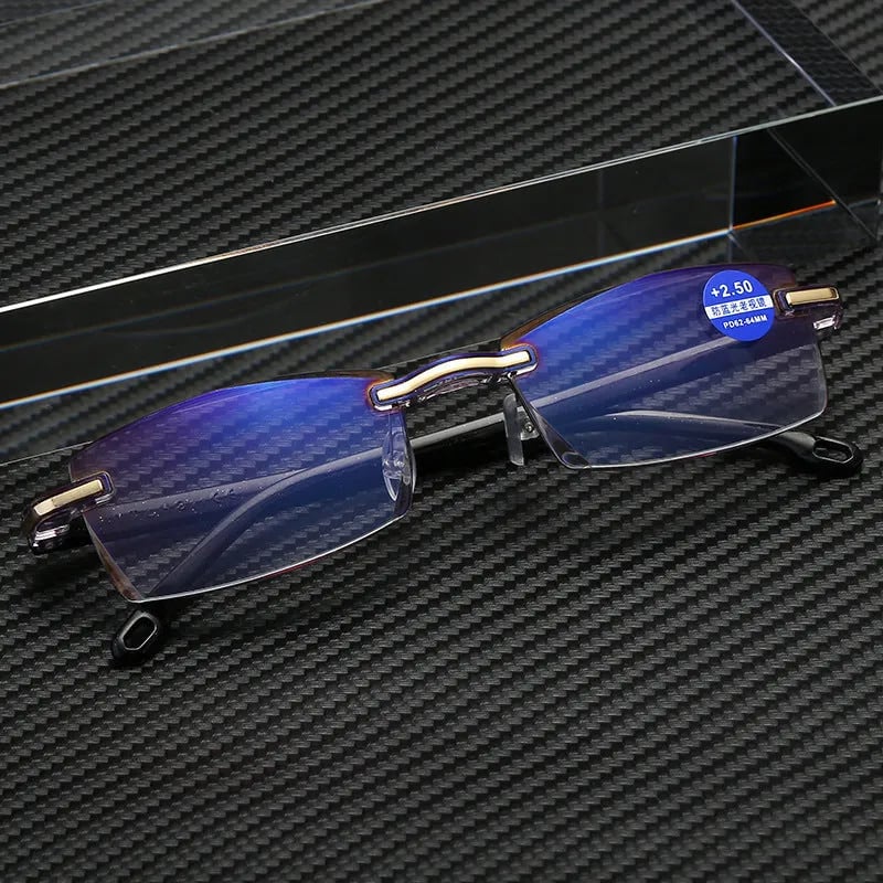 Niki | High Hardness Anti-Blue Progressive Distance and Near Range Dual-Use Reading Glasses