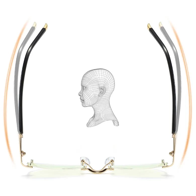 Niki | High Hardness Anti-Blue Progressive Distance and Near Range Dual-Use Reading Glasses