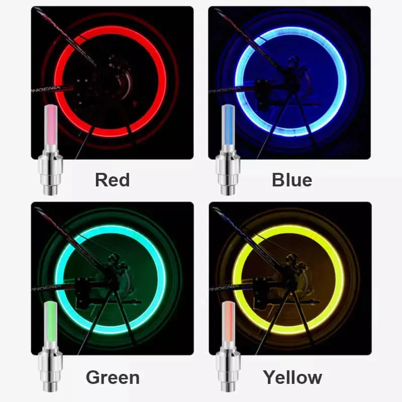 Niki | High-quality bicycle valve lighting with LED – Perfect for night rides