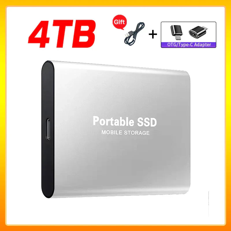 Niki | High-Speed External Solid State Drive 1TB Portable External Hard Drive ssd 2TB External hard drive ssd hard drive For Laptop Mac