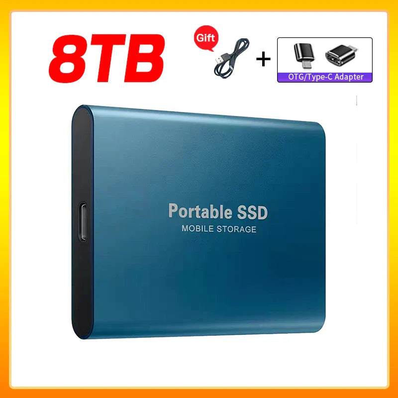 Niki | High-Speed External Solid State Drive 1TB Portable External Hard Drive ssd 2TB External hard drive ssd hard drive For Laptop Mac