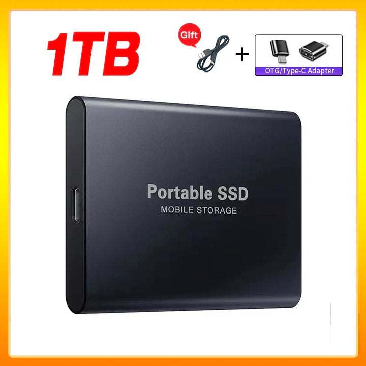 Niki | High-Speed External Solid State Drive 1TB Portable External Hard Drive ssd 2TB External hard drive ssd hard drive For Laptop Mac