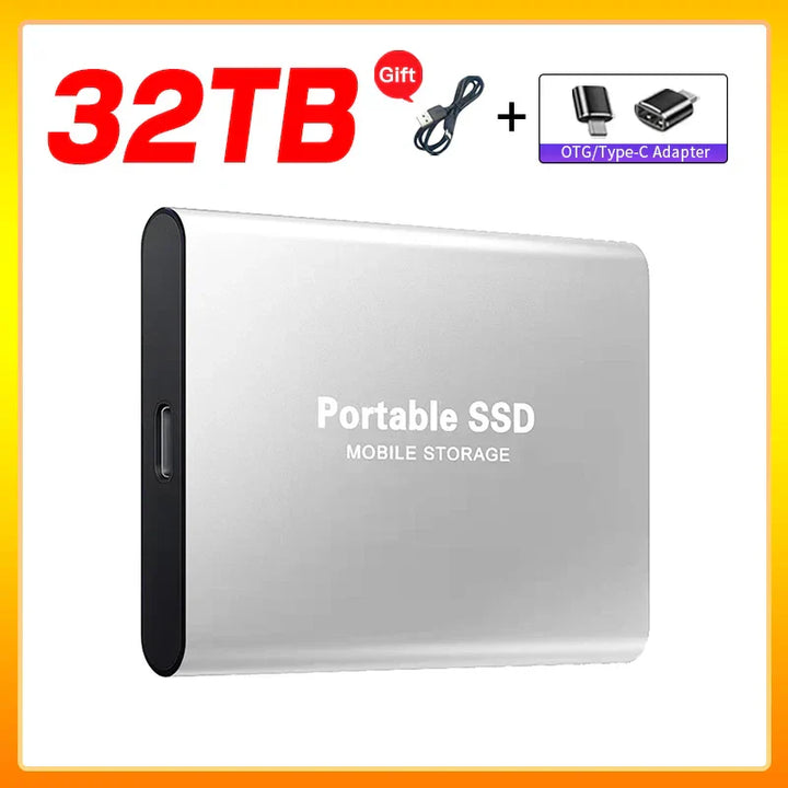 Niki | High-Speed External Solid State Drive 1TB Portable External Hard Drive ssd 2TB External hard drive ssd hard drive For Laptop Mac