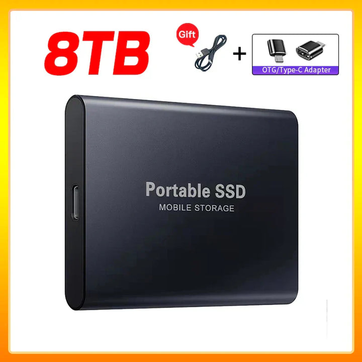 Niki | High-Speed External Solid State Drive 1TB Portable External Hard Drive ssd 2TB External hard drive ssd hard drive For Laptop Mac