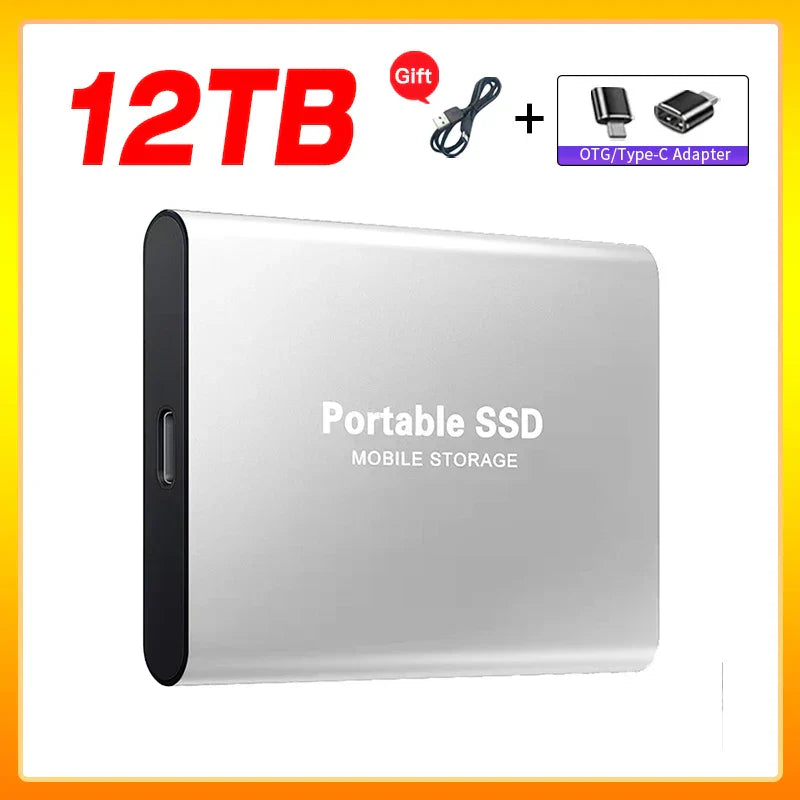 Niki | High-Speed External Solid State Drive 1TB Portable External Hard Drive ssd 2TB External hard drive ssd hard drive For Laptop Mac