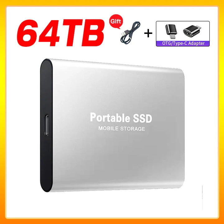 Niki | High-Speed External Solid State Drive 1TB Portable External Hard Drive ssd 2TB External hard drive ssd hard drive For Laptop Mac