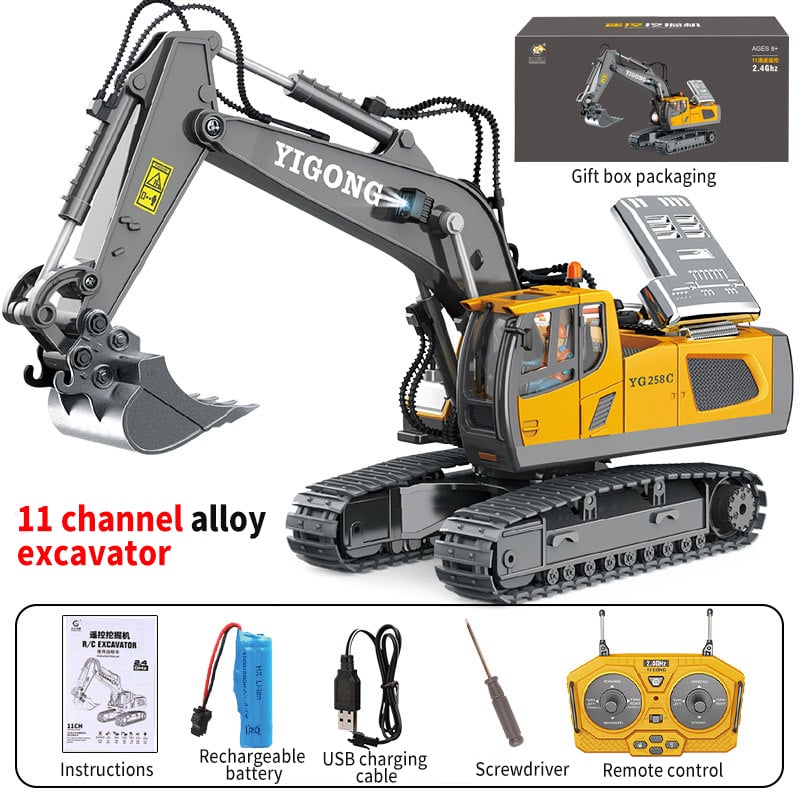 Niki | Hydraulic Full Metal Graver G308H 1/14 RTR