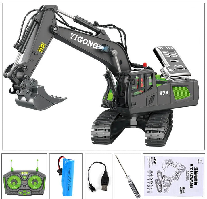 Niki | Hydraulic Full Metal Graver G308H 1/14 RTR
