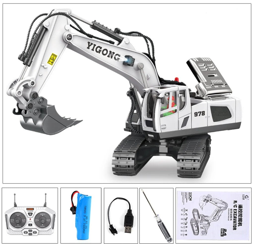 Niki | Hydraulic Full Metal Graver G308H 1/14 RTR