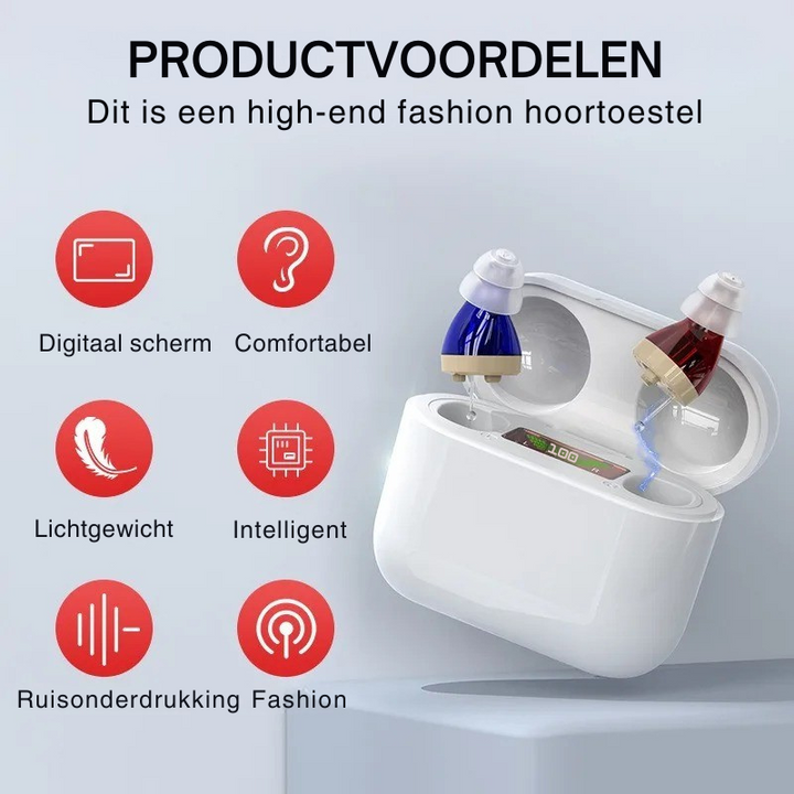 Niki | In-ear Hearing Aid Discreet Rechargeable