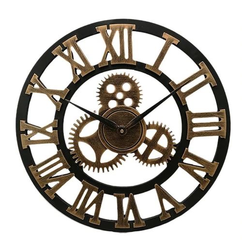 Niki | Industrial Wall Clock | Vintage Mechanical Design