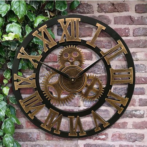 Niki | Industrial Wall Clock | Vintage Mechanical Design