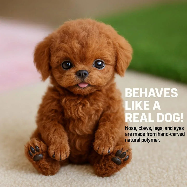Niki | Interactive Plush Puppy - Realistic Stuffed Animal for Children and Adults with Movements and Sounds