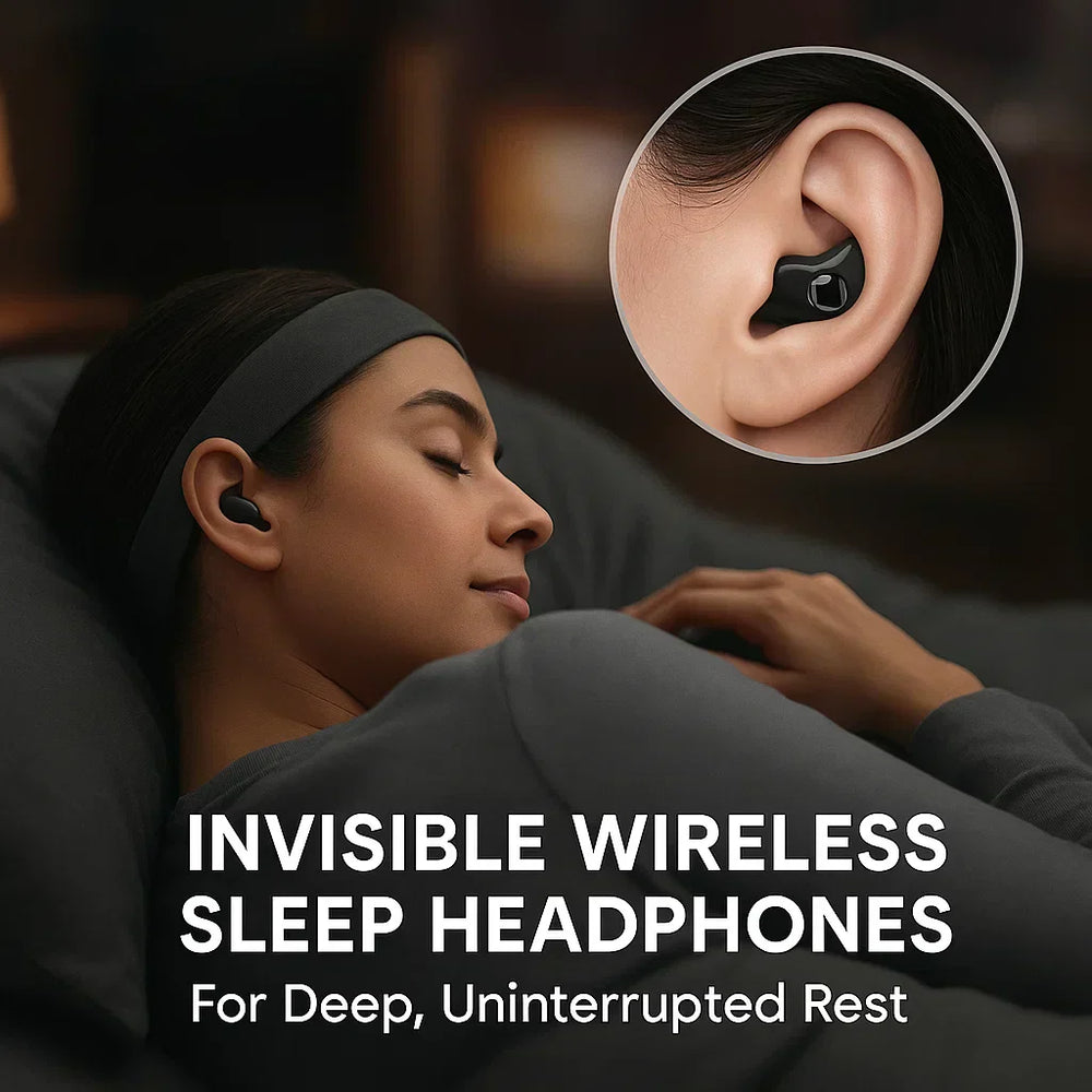 Niki | Invisible Wireless Sleep Headphones | IPX5 Waterproof, Bluetooth 5.3 for Comfortable Sleep and Relaxation