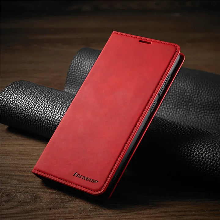 Niki | iPhone Case: Magnetic Leather Bag for Stylish Protection