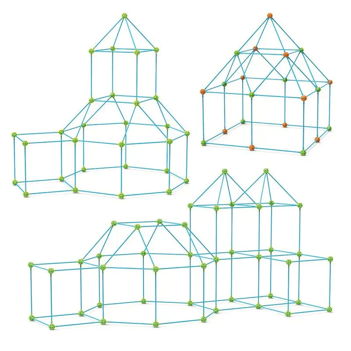 Niki | Kids Building Tent Kit - Creative Fort Construction Toy