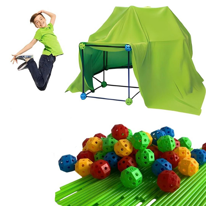 Niki | Kids Building Tent Kit - Creative Fort Construction Toy