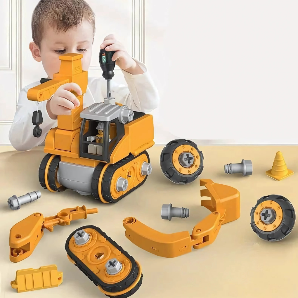 Niki | Kids Construction Vehicle Building Toy with Tools