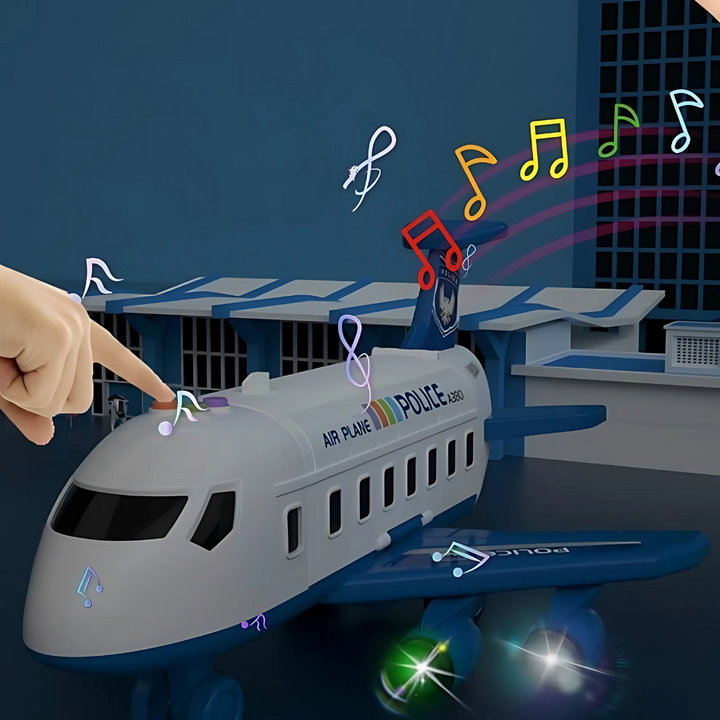 Niki | Kids Deformable Airplane Toy with Storage &amp; Music