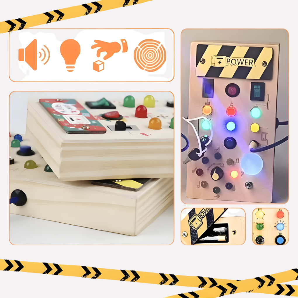 Niki | Kids LED Button and Switch Board Toy