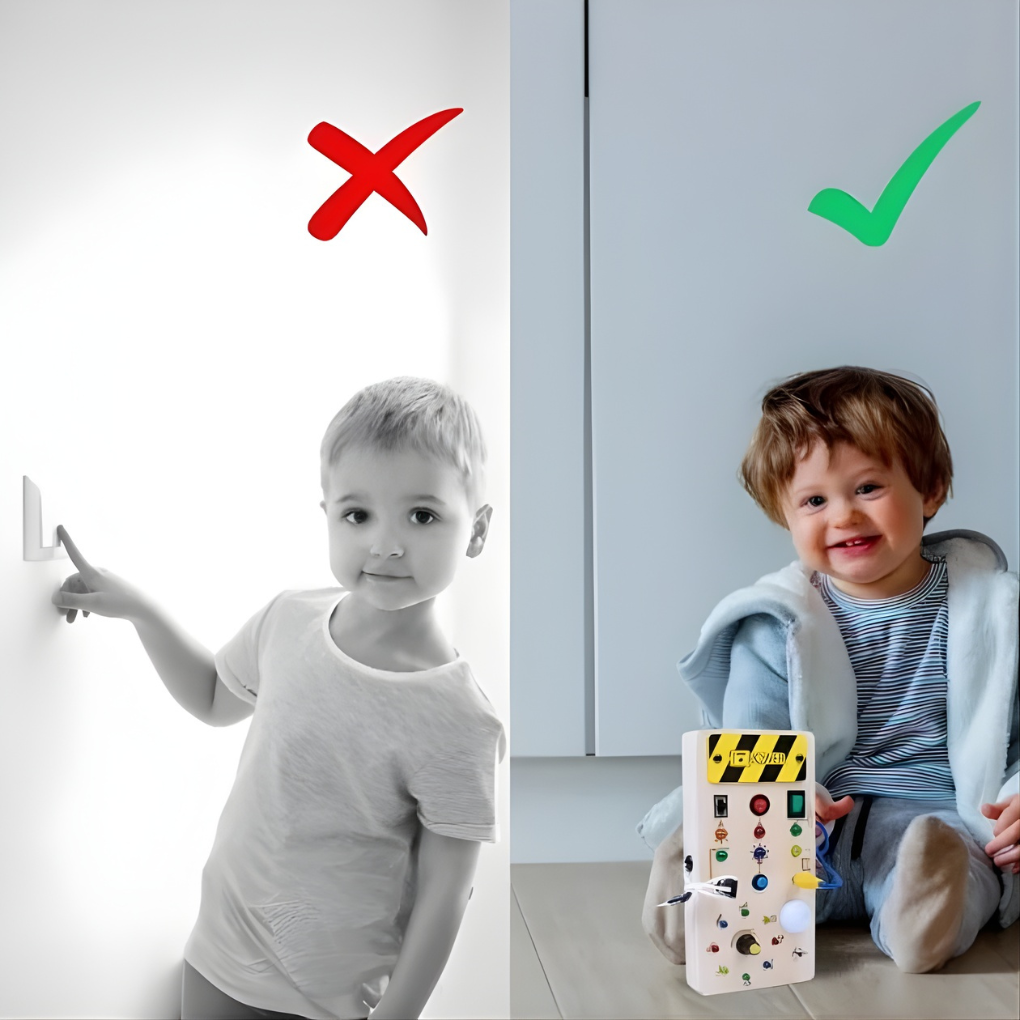 Niki | Kids LED Button and Switch Board Toy
