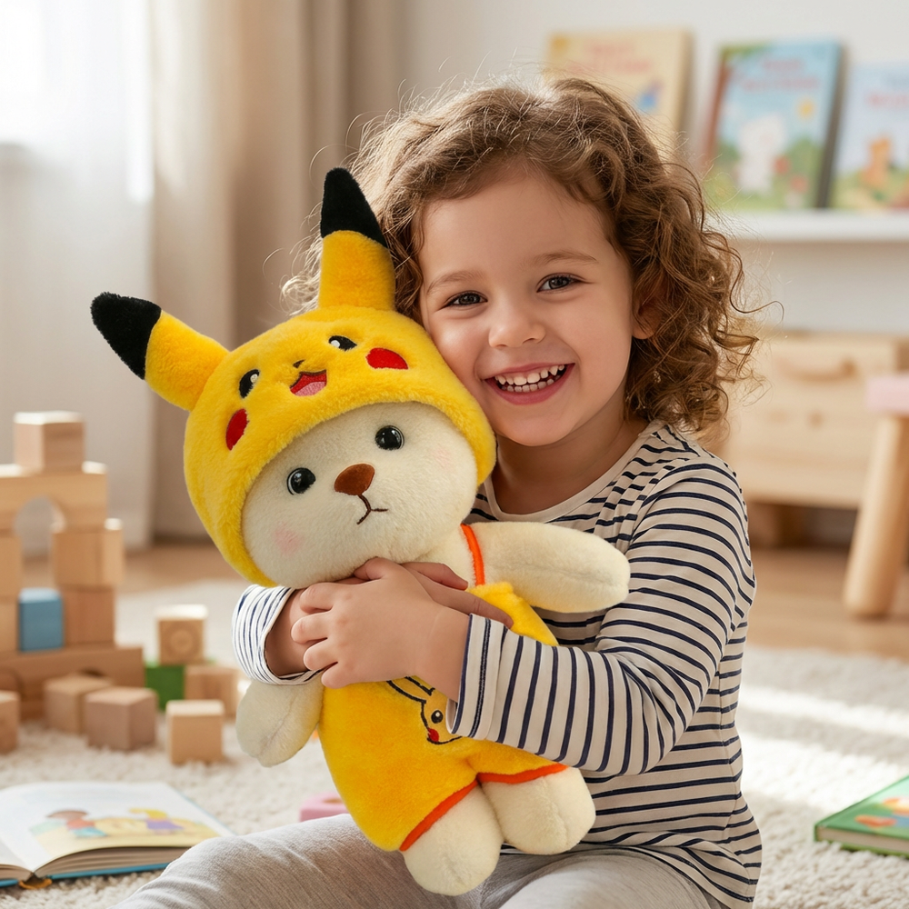 Niki | Kids Plush Toy, Character Costume Bear