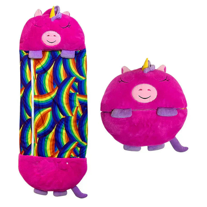 Niki | Kids Sleeping Bag &amp; Plush Toy Combo - Animal Design