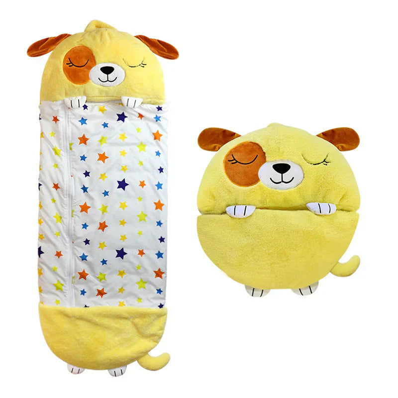 Niki | Kids Sleeping Bag &amp; Plush Toy Combo - Animal Design