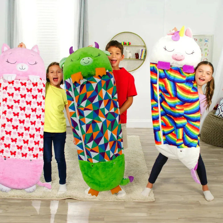 Niki | Kids Sleeping Bag &amp; Plush Toy Combo - Animal Design