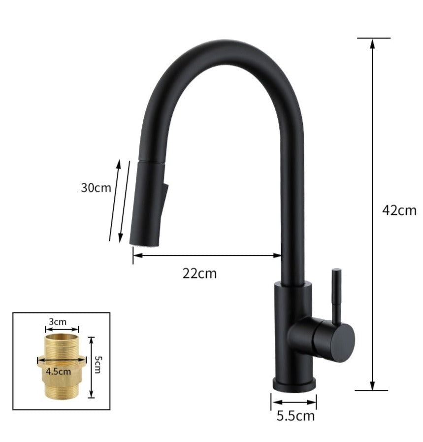 Niki | Kitchen Faucet with Motion Sensor and Pull-Out Spray Head